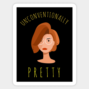 Unconventionally Pretty Lady Sticker